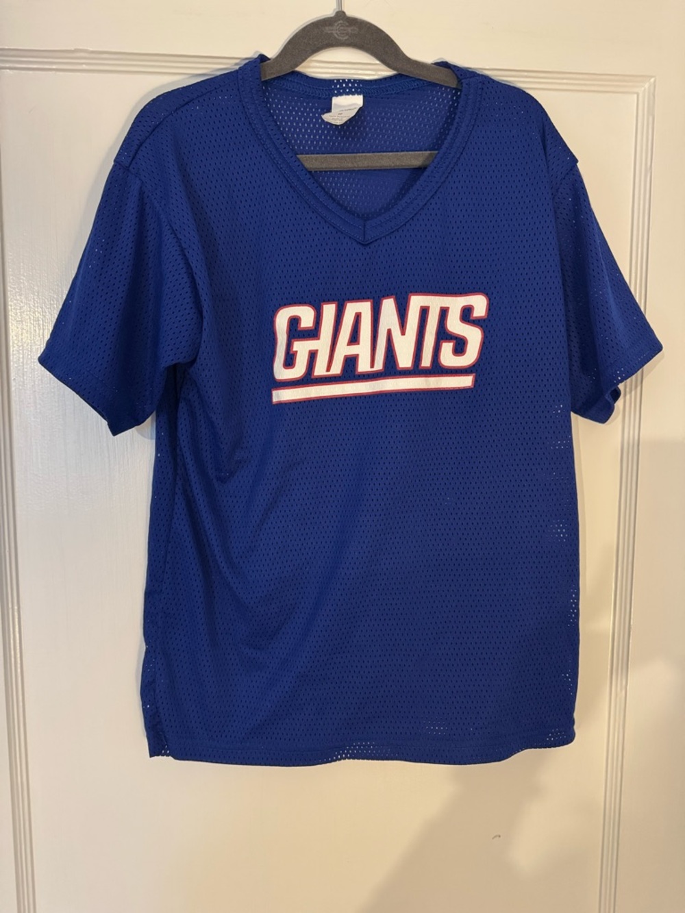 Giants Blue Youth Mesh Jersey Top